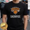 Original New York Knicks Sacrifice Logo Vintage T-Shirt featuring retro design and vibrant team colors.
