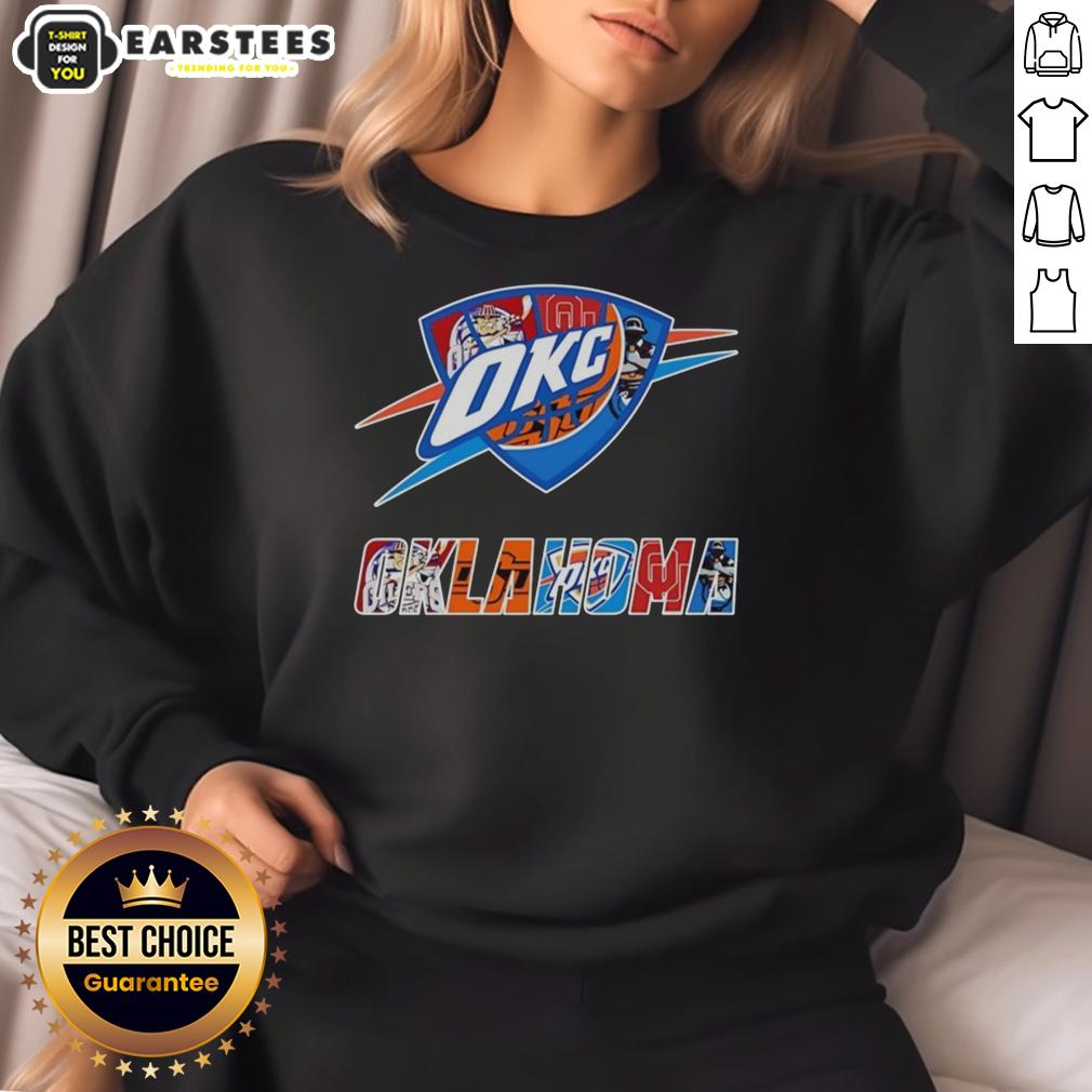original-oklahoma-city-thunder-oklahoma-sooners-oklahoma-state-cowboys-and-tulsa-golden-hurricane-logo-sweatshirt Original Oklahoma City Thunder, Oklahoma Sooners, Oklahoma State Cowboys, and Tulsa Golden Hurricane logo sweatshirt.