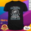 Original Philadelphia Eagles NFL t-shirt: 'I May Live In California, My Heart Belongs To Eagles' design for fans.