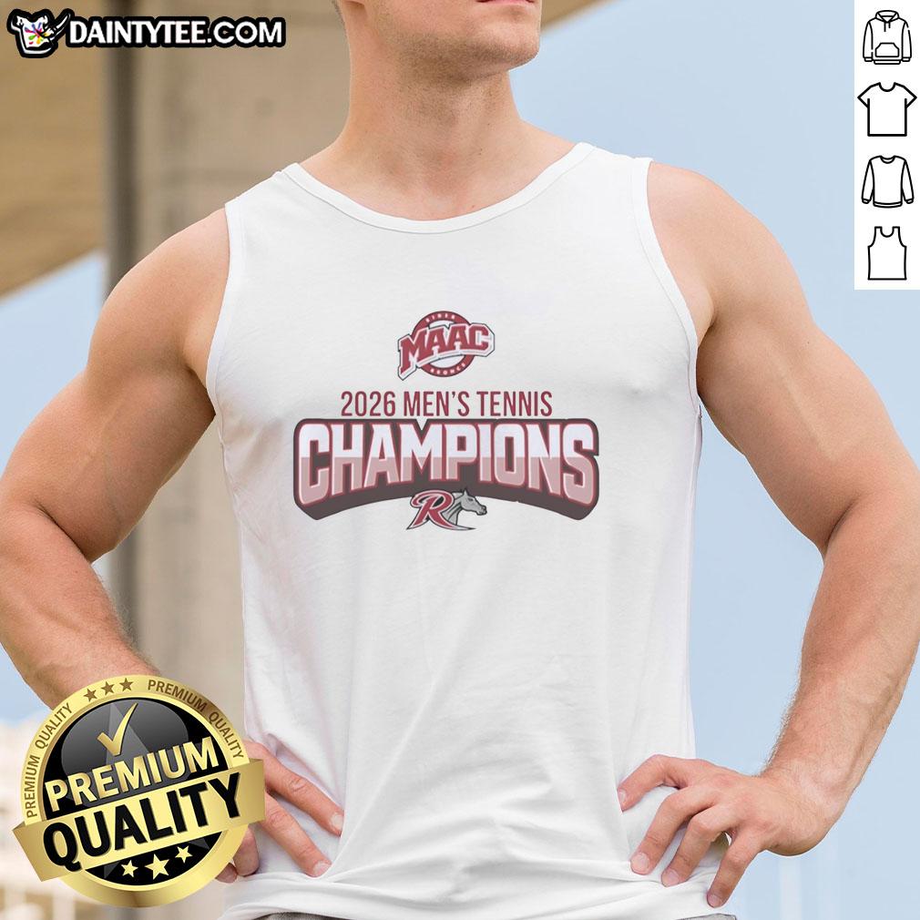 original-rider-broncs-maac-mens-tennis-championship-2026-logo-tank-top Alt Text: Original Rider Broncs Maac Men's Tennis Championship 2026 logo tank top featuring vibrant colors and sporty design.