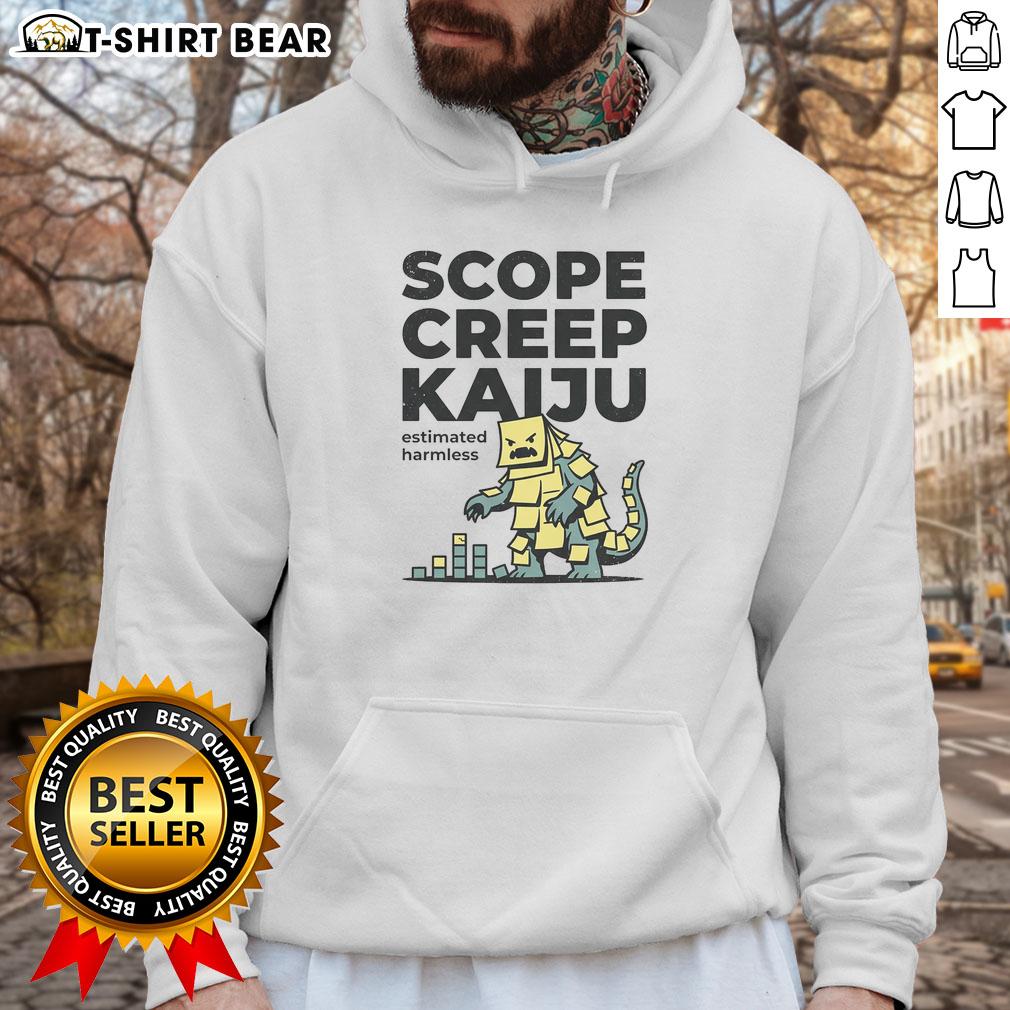 Original Scope Creep Kaiju Hoodie Original Scope Creep Kaiju Hoodie featuring a vibrant monster graphic, perfect for fans of unique streetwear and kaiju culture.