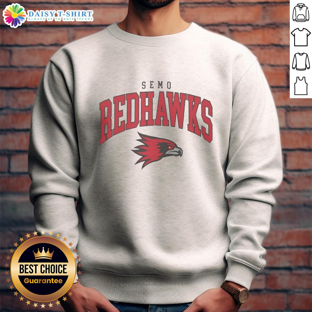 Original Southeast Missouri State Redhawks Classic Logo Sweatshirt Alt Text: Classic Southeast Missouri State Redhawks sweatshirt featuring the original logo, perfect for fans and casual wear.