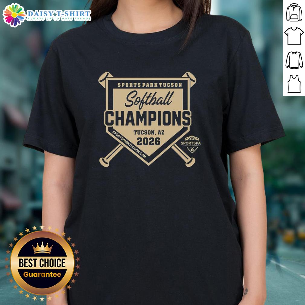 Original Sports Park Tucson Softball Champions Logo 2026 Ladies Tee Original Sports Park Tucson Softball Champions Logo 2026 on ladies tee, showcasing vibrant design and team spirit.
