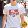 Original Stony Brook Seawolves Men's Lacrosse CAA Champions 2026 logo t-shirt showcasing team pride and championship spirit.