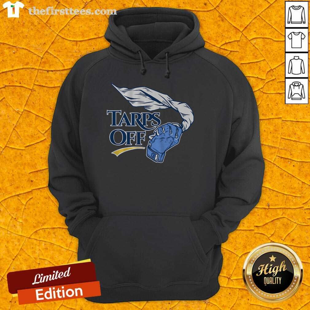 original-tampa-bay-baseball-tarps-off-hoodie Original Tampa Bay Baseball Tarps Off Hoodie featuring team logo and vibrant colors, perfect for fans and casual wear.