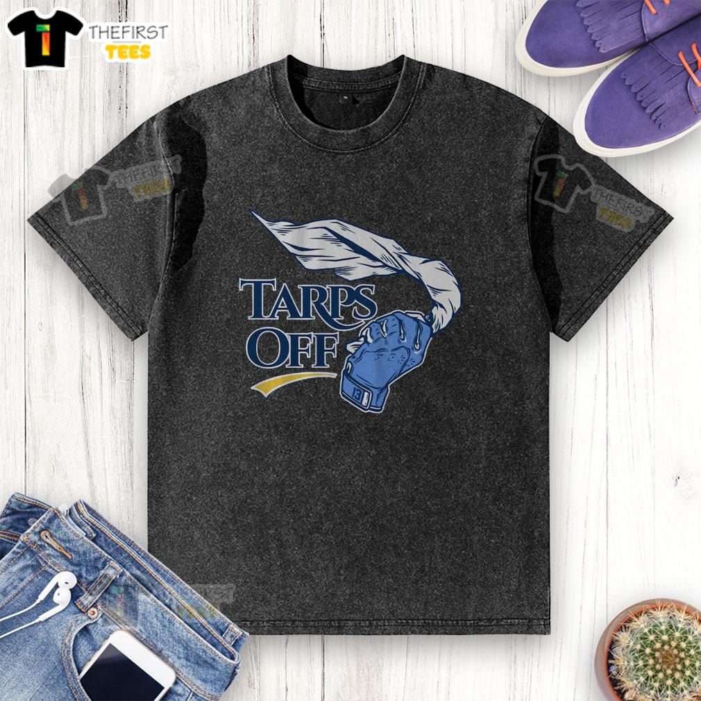 original-tampa-bay-baseball-tarps-off-washed-t-shirt Original Tampa Bay Baseball Tarps Off Washed T-Shirt in vibrant colors, perfect for fans and casual wear.