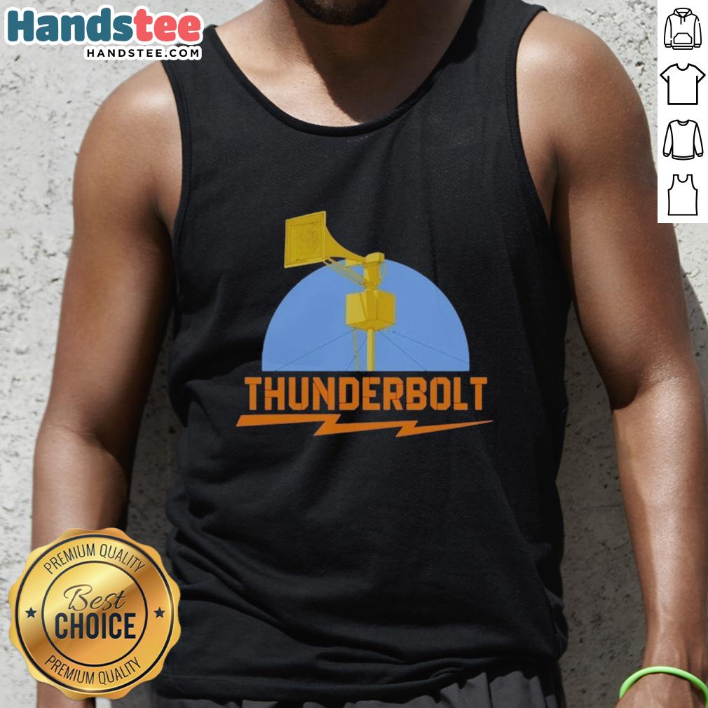 original-thunderbolt-civil-defense-siren-lightning-bolt-tank-top Alt Text: Original Thunderbolt Civil Defense Siren Lightning Bolt Tank Top featuring a bold design and vibrant colors.