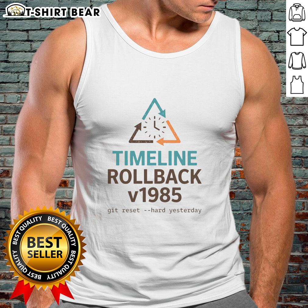 Original Timeline Rollback V1985 Tank Top Original Timeline Rollback V1985 Tank Top featuring retro design and vibrant colors, perfect for vintage fashion enthusiasts.