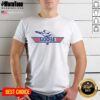 Original Top Gun Goose Fighter Plane Retro T-Shirt featuring a vintage aircraft design for aviation and movie fans.