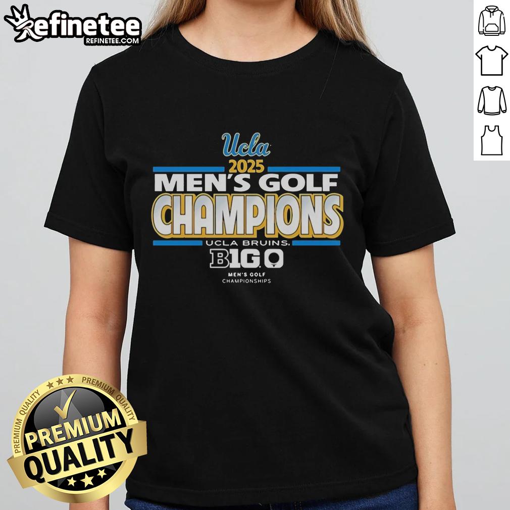 original-ucla-bruins-2025-big-ten-conference-mens-golf-championship-ladies-tee Alt Text: Original UCLA Bruins 2025 Big Ten Conference Men's Golf Championship ladies tee with vibrant graphics and team logo.