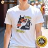 Original Wolf Middle Finger T-Shirt: 'All My Dogs Hate Bootlickers' design, perfect for dog lovers with a sense of humor.