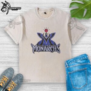Nice Sacramento Monarchs 97 washed t-shirt featuring vintage design and soft fabric, perfect for fans and casual wear.