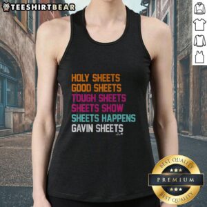 Premium Gavin Sheets tank top featuring a stylish design, perfect for sports and casual wear. Shop now for comfort!