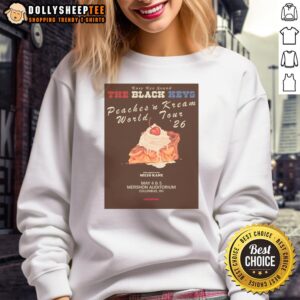 Awesome The Black Keys poster for Columbus, OH concert on May 4-5, featuring stylish sweatshirt design.