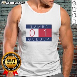 Alt Text: Good Number One graphic tank top featuring bold design and vibrant colors, perfect for casual summer wear.