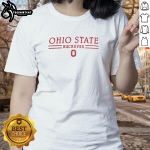 Original Ohio State Buckeyes Champion ladies tee featuring team logo and stylish design for fans and casual wear.