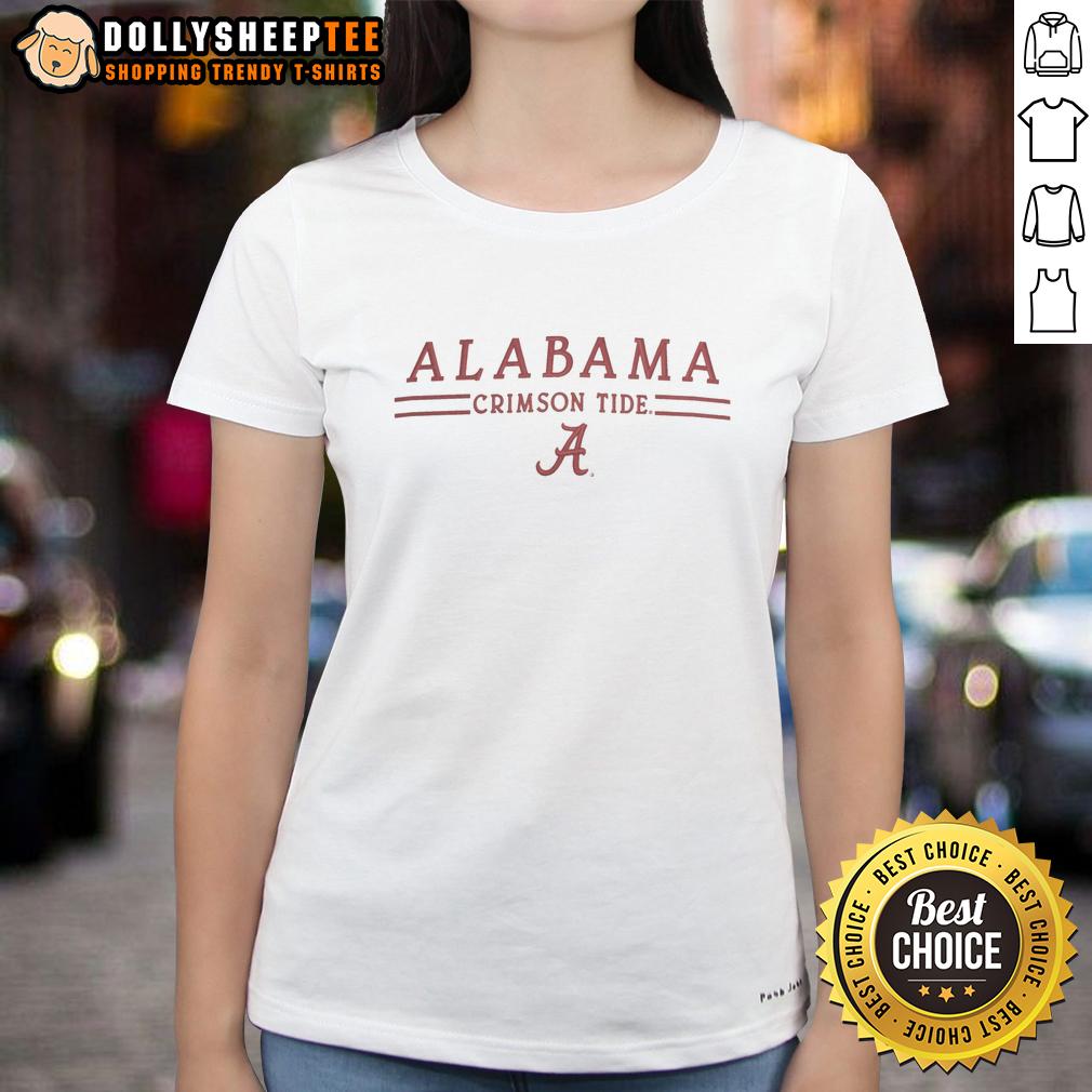 Premium Alabama Crimson Tide Champion Ladies Tee Premium Alabama Crimson Tide Champion Ladies Tee in crimson color, perfect for showing team spirit and style.