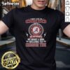 Alt Text: Premium Alabama Crimson Tide t-shirt featuring 'I May Live In Ohio On Sundays, My Heart Belongs To Crimson Tide'