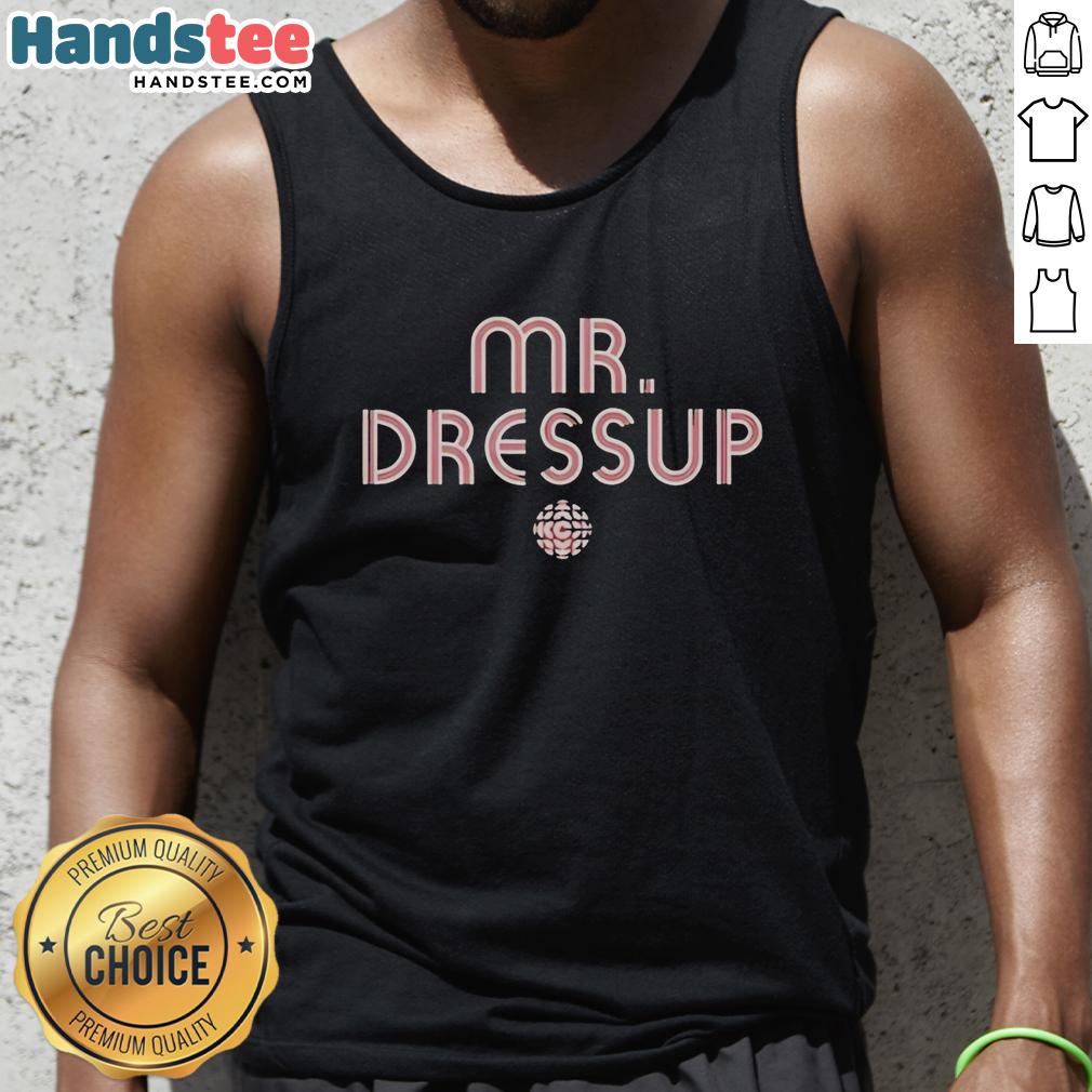 premium-cbc-mr-dressup-canada-tank-top Premium CBC Mr. Dressup Canada tank top featuring vibrant colors and iconic design for fans of Canadian television.