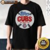 Alt Text: Premium Chicago Cubs MLB x Topps Baseball The Real One T-Shirt featuring vibrant team colors and logo design.