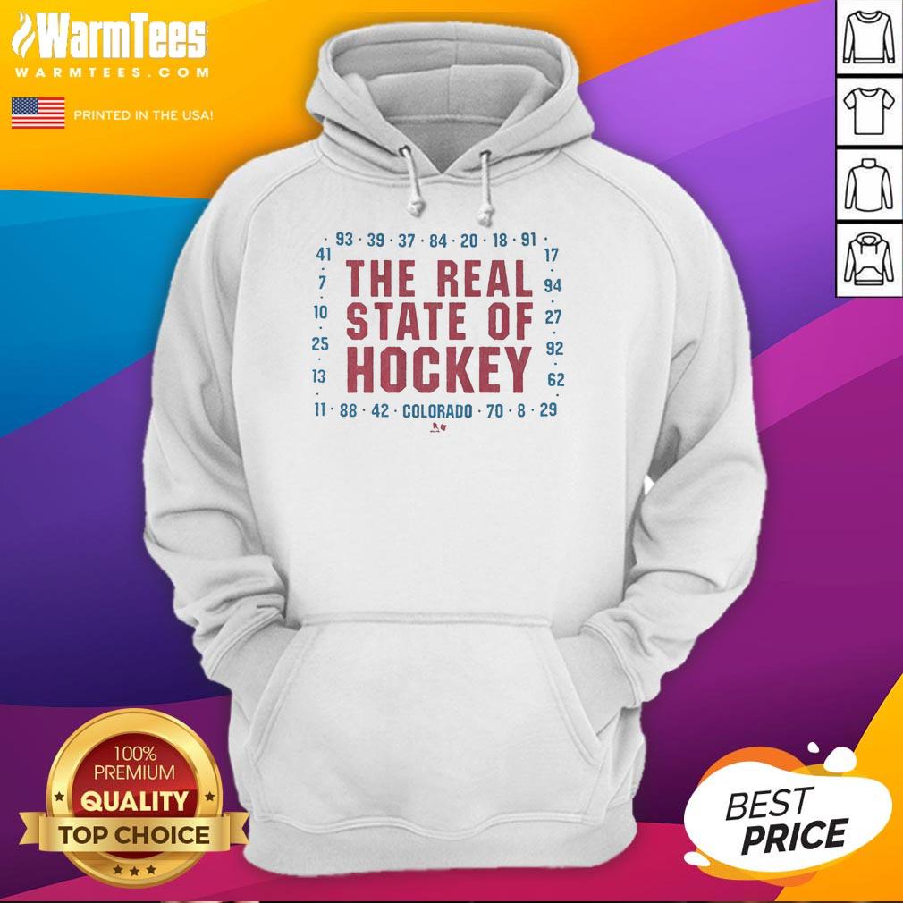 premium-colorado-the-real-state-of-hockey-hoodie Premium Colorado The Real State of Hockey Hoodie featuring a stylish design and vibrant colors for hockey fans.