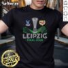 Premium Crystal Palace FC vs Rayo Vallecano Leipzig 26 UECL Final T-Shirt showcasing team logos and vibrant design.
