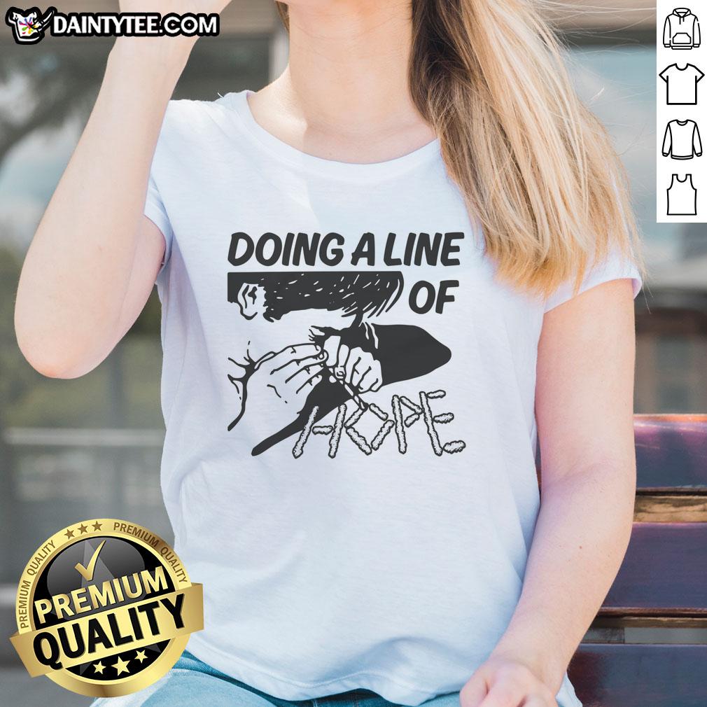 premium-doing-a-line-of-hope-ladies-tee Premium Doing A Line of Hope Ladies Tee: Stylish women's shirt promoting positivity and hope with vibrant design.