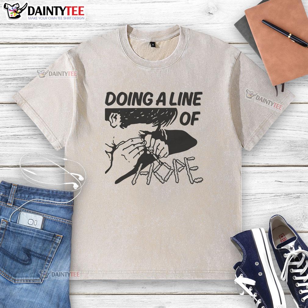 premium-doing-a-line-of-hope-washed-t-shirt Premium Doing A Line Of Hope washed t-shirt featuring vibrant design and comfortable fit, perfect for casual wear.