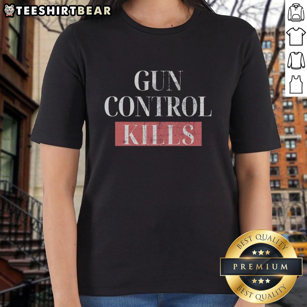premium-gun-control-kills-ladies-tee Premium Gun Control Kills Ladies Tee featuring a stylish design, perfect for advocates of gun control and women's rights.