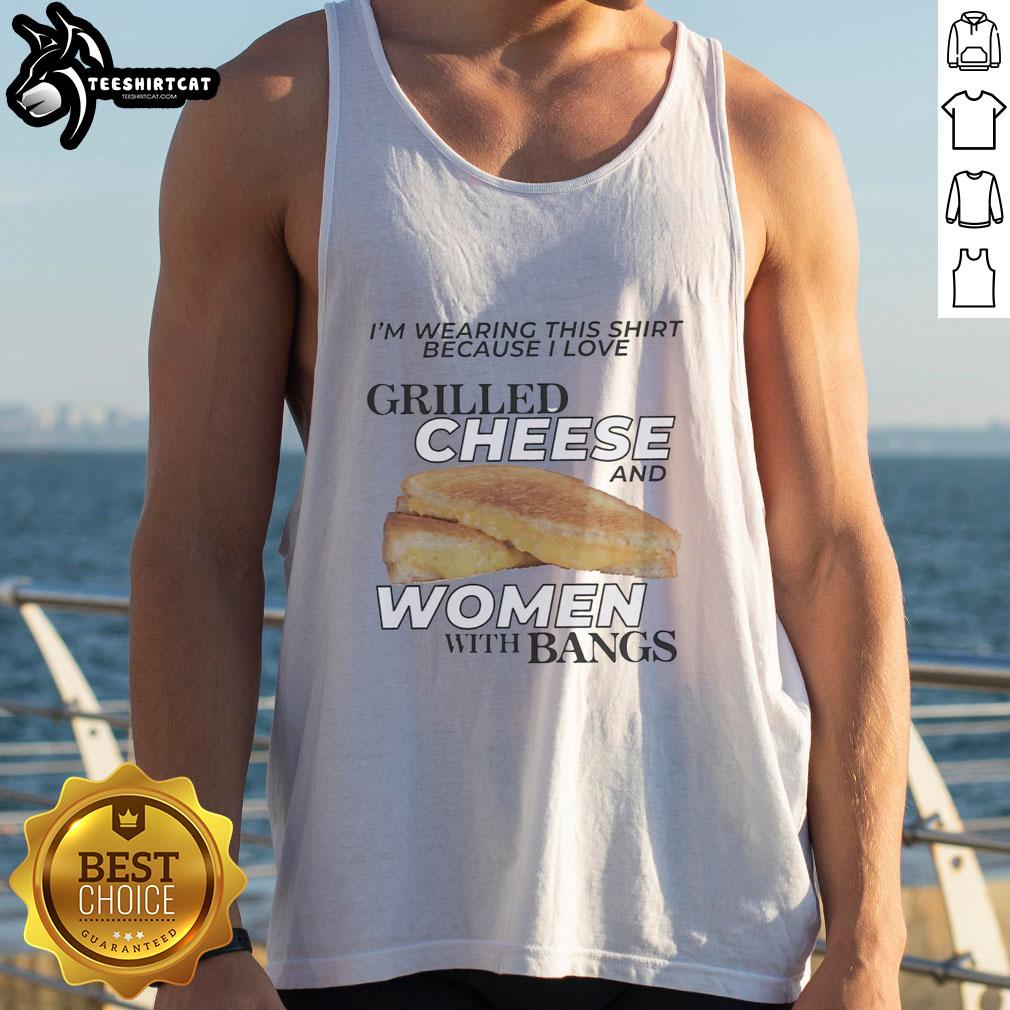 premium-im-wearing-this-shirt-because-i-love-grilled-cheese-and-women-with-bangs-graphic-tank-top Premium graphic tank top featuring 'I Love Grilled Cheese and Women With Bangs' design, perfect for casual wear.