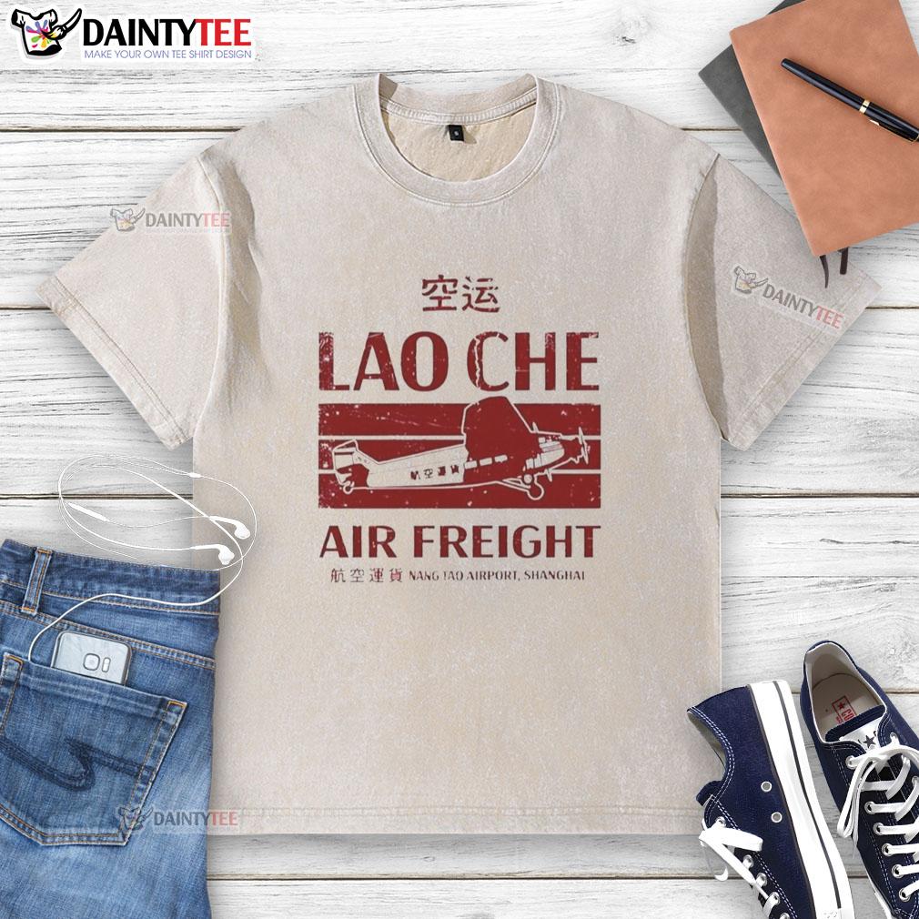 premium-lao-che-air-freight-regular-inspired-by-the-movie-indiana-jones-and-the-temple-of-doom-washed-t-shirt Premium Lao Che Air Freight washed t-shirt inspired by Indiana Jones and the Temple of Doom, featuring a vintage design.