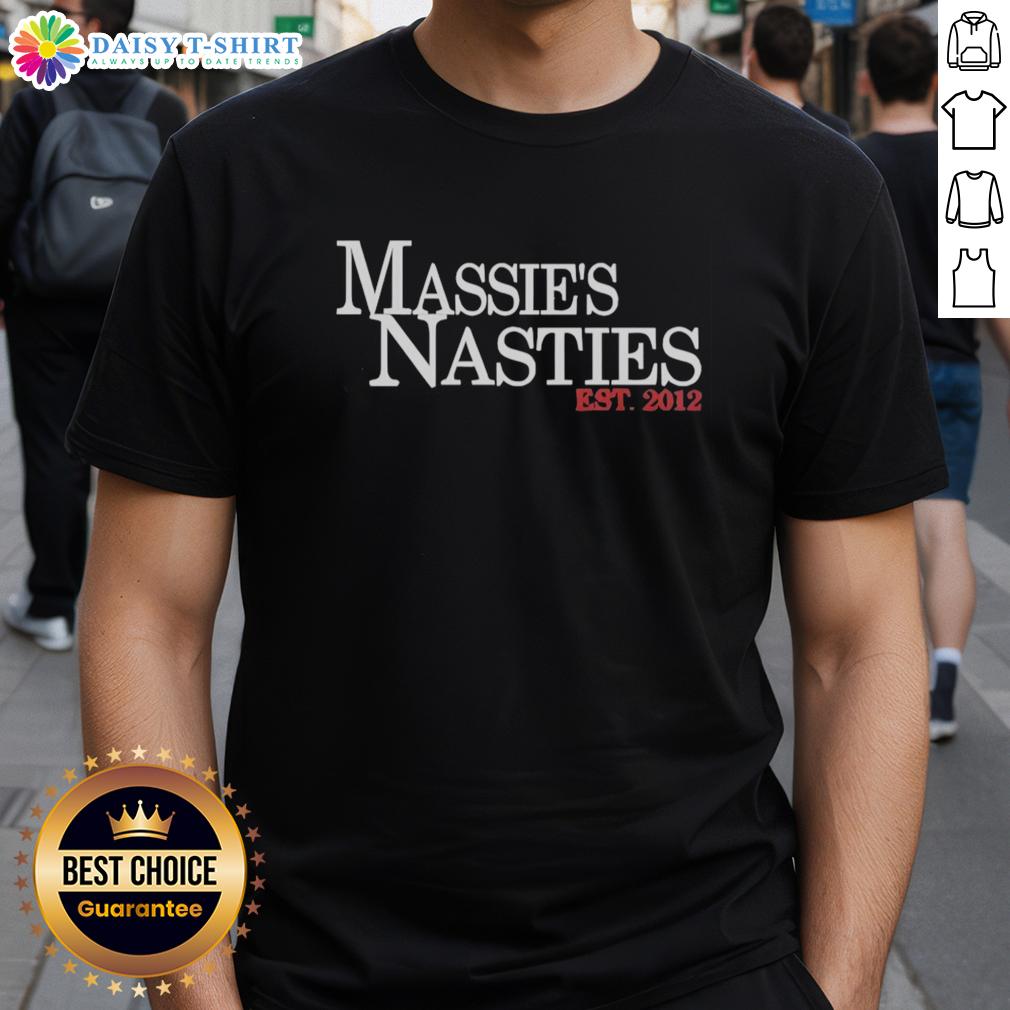Premium Massie'S Masties Est 2012 T Shirt Alt Text: Premium Massie'S Masties Est 2012 T-Shirt featuring a stylish design, perfect for fans of Massie's Masties.