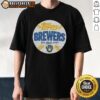 Alt Text: Premium Milwaukee Brewers MLB x Topps Baseball The Real One T-Shirt featuring team logo and stylish design.