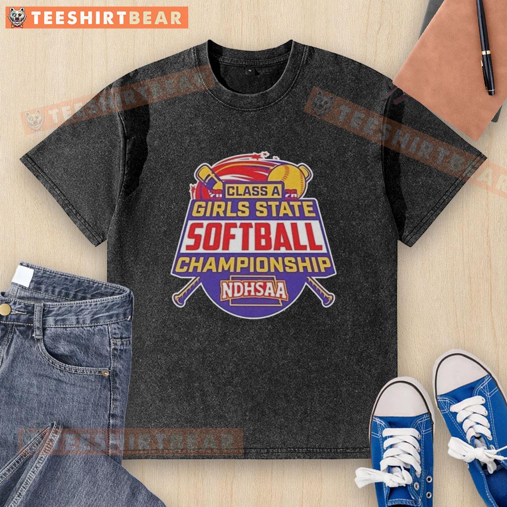 premium-ndhsaa-class-a-softball-state-tournament-merchandise-2026-washed-t-shirt Premium NDHSAA Class A Softball State Tournament 2026 washed t-shirt featuring vibrant team graphics and comfortable fit.