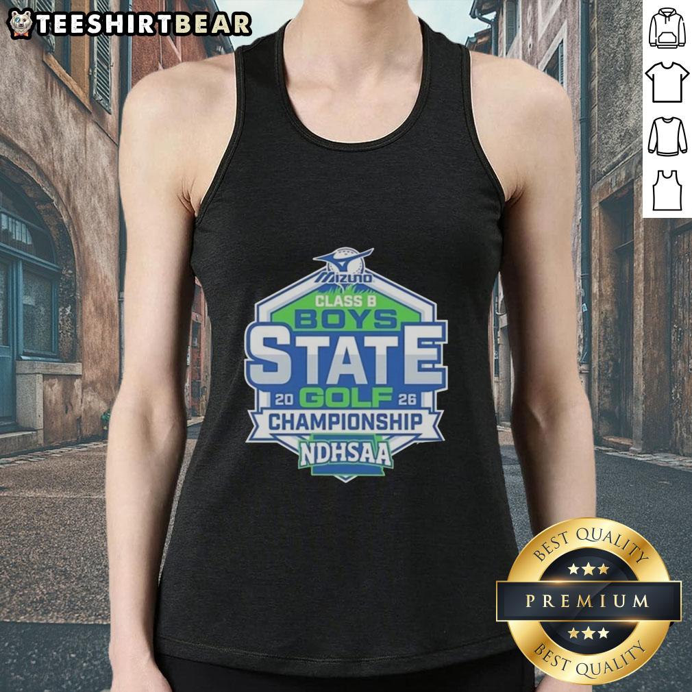 premium-ndhsaa-class-b-boys-golf-state-tournament-2026-tank-top Premium NDHSAA Class B Boys Golf State Tournament 2026 tank top showcasing vibrant design and athletic fit.