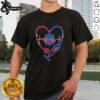 Premium Philadelphia Phillies Stethoscope Heartbeat T-Shirt - A Work of Heart design for passionate fans and medical professionals.