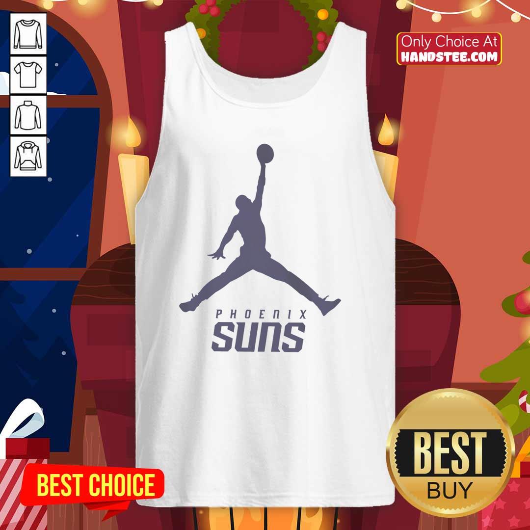 premium-phoenix-suns-nba-jordan-logo-tank-top Premium Phoenix Suns NBA Jordan Logo Tank Top featuring a stylish design perfect for basketball fans and summer wear.