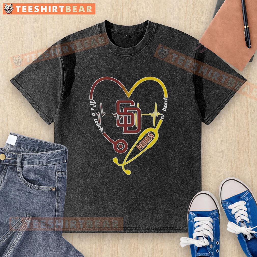 premium-san-diego-padres-stethoscope-heartbeat-its-a-work-of-heart-washed-t-shirt Premium San Diego Padres stethoscope heartbeat t-shirt, showcasing a unique design for healthcare fans and Padres supporters.