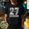 Premium Senior Class of Twenty 27 T-Shirt featuring bold graphics and stylish design for graduating seniors.
