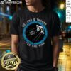 Alt Text: Premium So Long Thanks For The Fish T-Shirt featuring a playful fish graphic and stylish typography for fans.