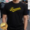 Alt Text: Premium Sporty Varsity Style Bananas T-Shirt featuring a trendy design and vibrant colors, perfect for casual wear.