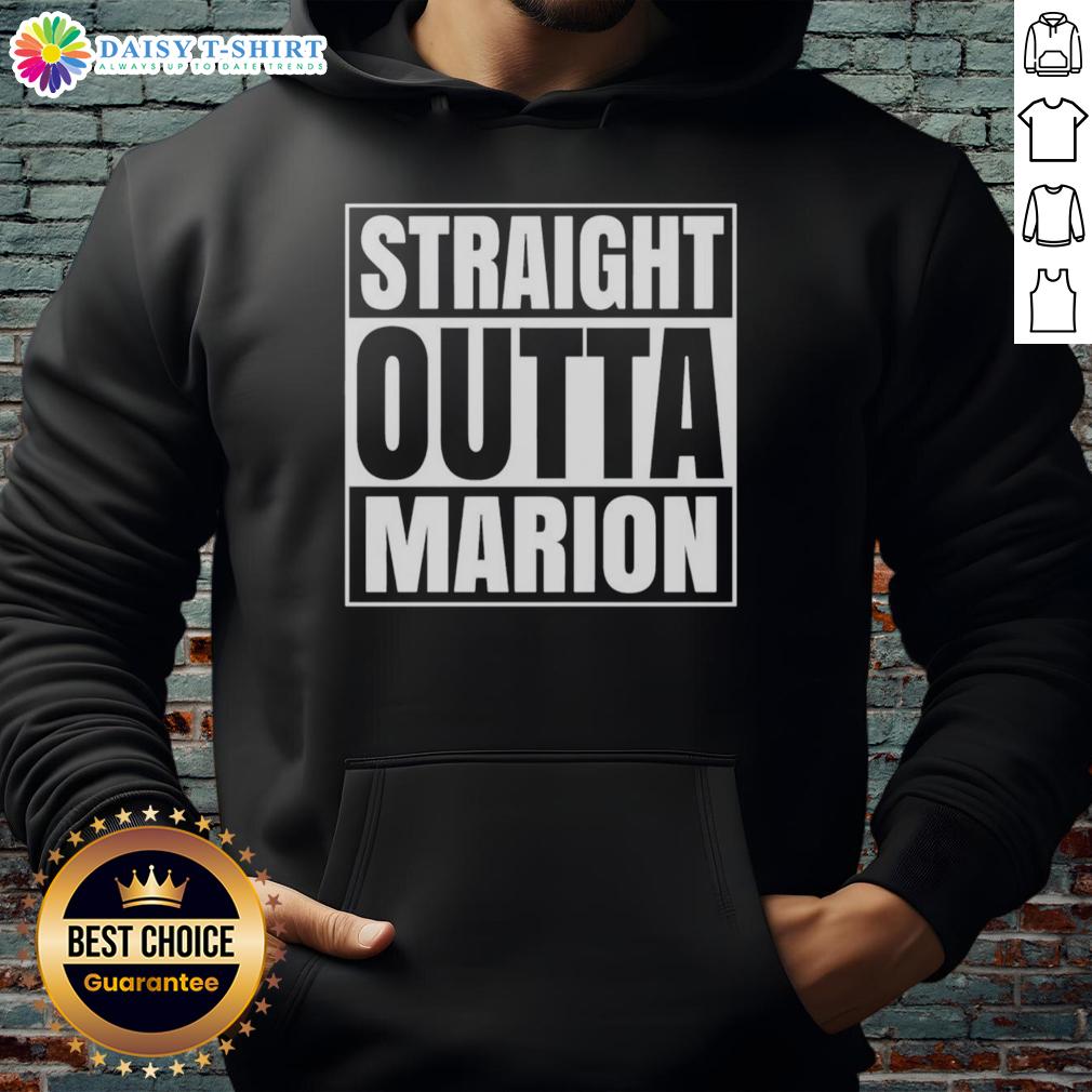 Premium Straight Outta Marion United States Prison Hoodie Premium Straight Outta Marion United States Prison Hoodie in black, featuring bold graphic design and comfortable fit.