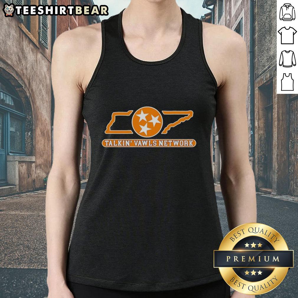 premium-talkin-vawls-network-tennessee-vols-logo-tank-top Premium Talkin' Vawls Network Tennessee Vols logo tank top featuring vibrant colors and a stylish design for fans.