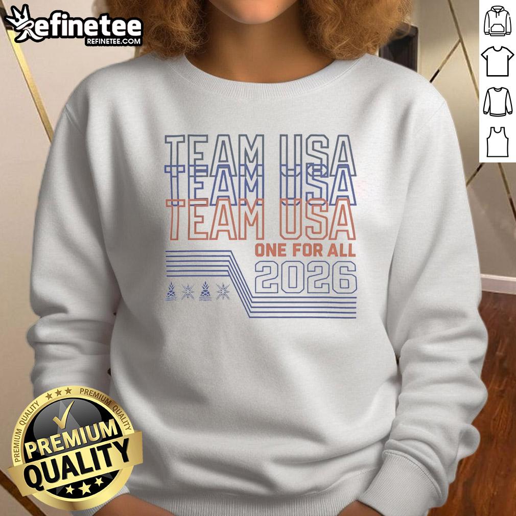 premium-team-usa-one-for-all-2026-sports-tournament-graphic-sweatshirt Premium Team USA One for All 2026 Sports Tournament Graphic Sweatshirt showcasing vibrant design and team spirit.
