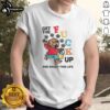 Alt Text: Premium vintage The Berenstain Bears 'Get The F* Up And Enjoy This Life' T-shirt showcasing playful design.