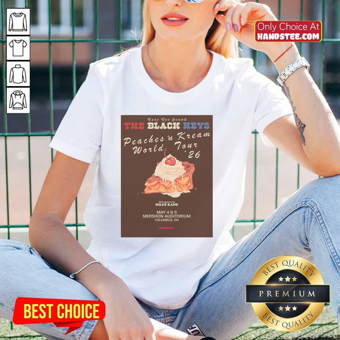 premium-the-black-keys-poster-columbus-oh-may-4-e28093-5-ladies-tee Alt Text: Premium The Black Keys poster for Columbus, OH concert on May 4-5, featuring a stylish ladies tee design.