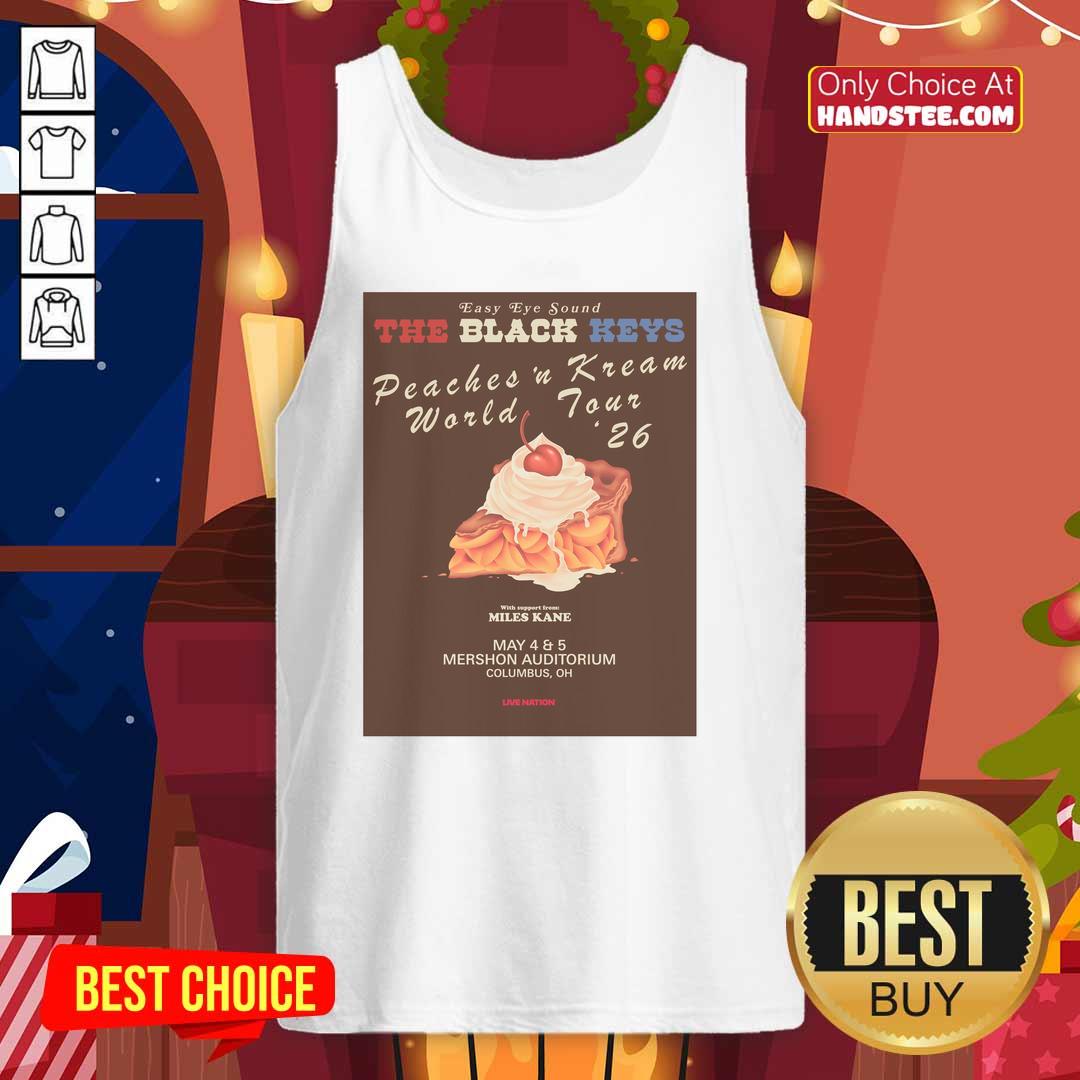 premium-the-black-keys-poster-columbus-oh-may-4-e28093-5-tank-top Premium The Black Keys poster for May 4-5 concert in Columbus, OH, featured on a stylish tank top design.