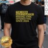 Premium The Iowa Investigator T-Shirt featuring 'Making Iowa Interesting Since 2024' design, perfect for Iowa enthusiasts.