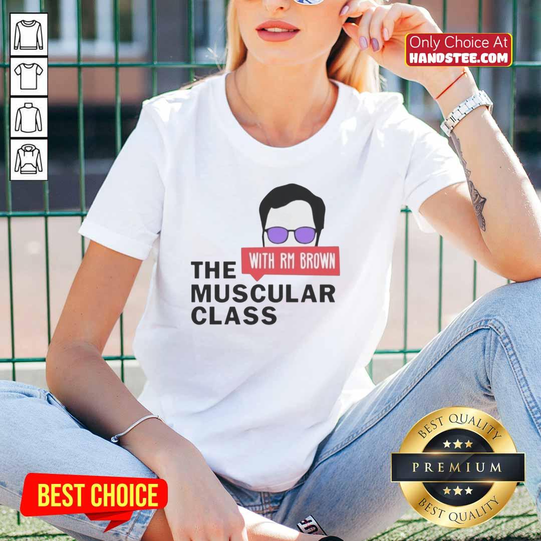 premium-the-muscular-class-with-rm-brown-ladies-tee Premium The Muscular Class Rm Brown Ladies Tee featuring a stylish design for fitness enthusiasts and casual wear.