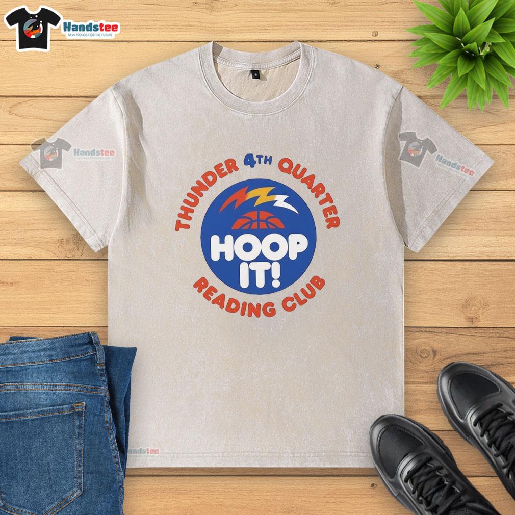 premium-thunder-4th-quarter-reading-club-basketball-washed-t-shirt Premium Thunder 4th Quarter Reading Club Basketball Washed T-Shirt in vibrant colors, perfect for sports enthusiasts.